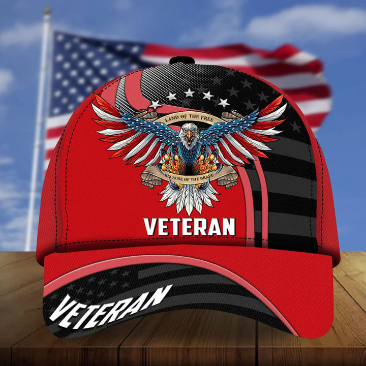 Premium Eagle US Veteran Cap NPVC230803
