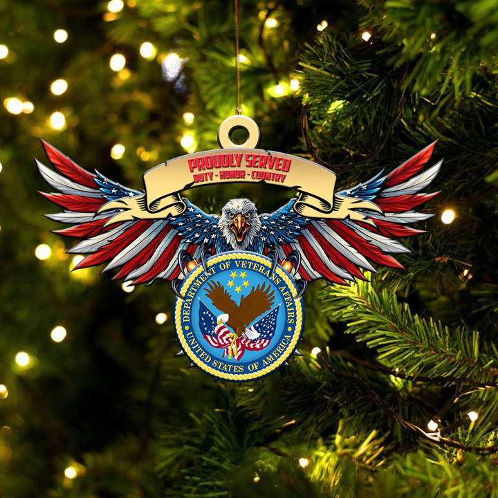 Premium Eagle US Veteran Ornament NPVC260902
