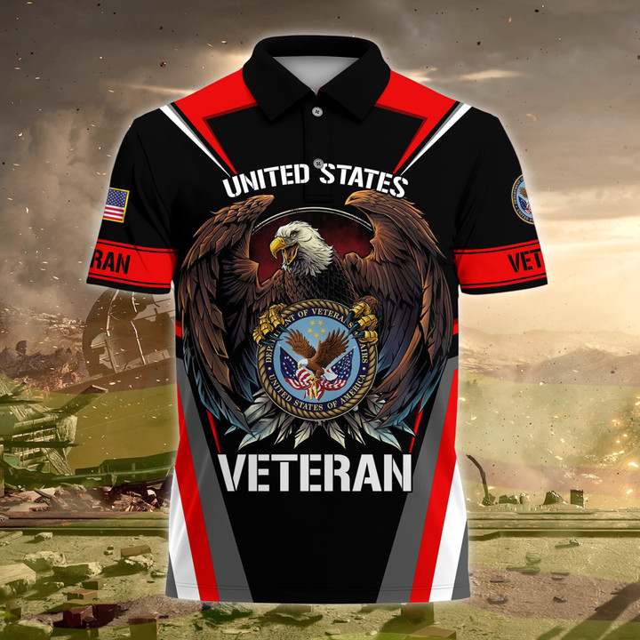 Premium US Veteran Polo Shirt NPVC230205