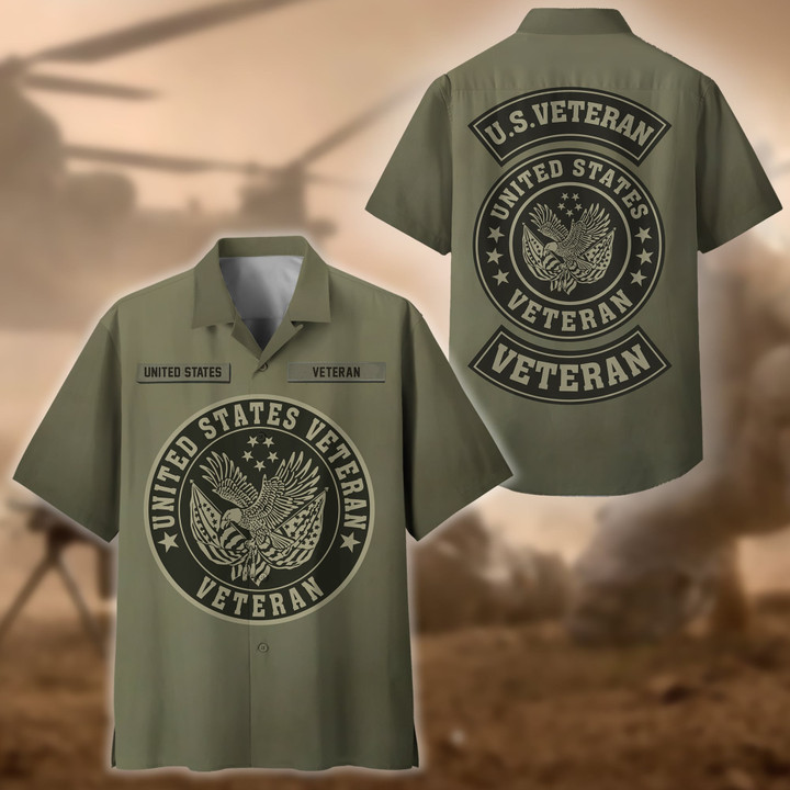 Premium Proudly Served US Veteran Hawaii Shirt NPVC190503