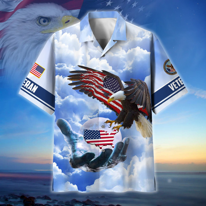 Premium American Pride US Veteran Hawaii Shirt NPVC290504