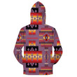 GB-NAT00046-3HOO-07 Purple Native Tribes Pattern Native American All Over Hoodie - 4
