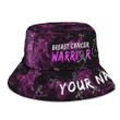 Personalized Breast Cancer Warrior Bucket Hat for Men and Women BH210701