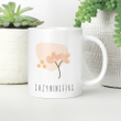 shy flower mug