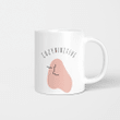 pink cozee mug