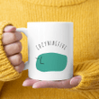 green cozee mug