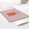 red cozee mouse pad
