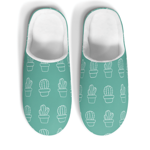 cactus comfy slippers