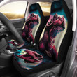 Dinosaur Car Seat Cover | Universal Fit Car Seat Protector | Easy Install | Polyester Microfiber Fabric | CSC1741