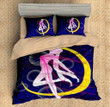 Custom 3D Sailor Moon Bedding Set Duvet Cover Set 3Pcs Flat Sheet Pillowcases