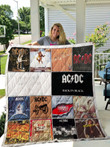 Ac Dc Band Albums Quilt Blanket