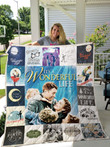 It’S A Wonderful Life Poster Quilt Blanket Ver 2