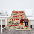 Personalized To My Husband Fleece Blanket From Wife I Will Love You Until I Die Great Customized Blanket Gift For Birthday Christmas Thanksgiving