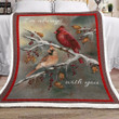 Cardinal I Am Always With You Sherpa Fleece Blanket Yk