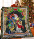 Radha Krishna Quilt Blanket