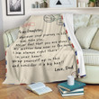 
	To My Daughter Letter From Father - Message Blanket