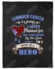 Stomach Cancer Is A Journey I Never Planned Yq1201392Cl Fleece Blanket