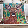 Deer Yu0601095Cl Fleece Blanket