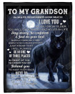 Grandson Wolf Remember How Much I Love You Th2512654Cl Fleece Blanket