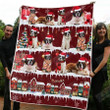 St Bernard Christmas Am2910469Cl Fleece Blanket