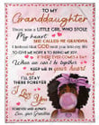 Grandma To My Granddaughter Keep Me In Your Heart Th2512715Cl Fleece Blanket