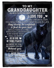 Grandsons Gift From Grandma Wolf Remember How Much I Love You Th2512729Cl Fleece Blanket