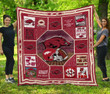 Arkansas Razorbacks Quilt Blanket Ha1910 Fan Made