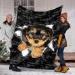 Morkie Cute Dog Gs-Cl-Dt1003 Fleece Blanket