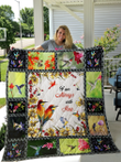 Hummingbird I Am Always With You Quilt Blanket Great Customized Blanket Gifts For Birthday Christmas Thanksgiving