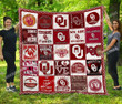 Oklahoma Sooners Quilt Blanket Ha3010 Fan Made