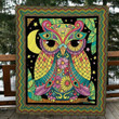 Owl 1 Customize Quilt Blanket Design By Exrain.Com
