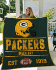 Green Bay Packers Est 1919 Quilt Blanket Bs248