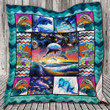 Dolphin Free Like A Dolphin Quilt Blanket Dhc03011412Dd