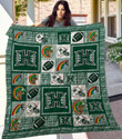 Ncaa Hawaii Rainbow Warriors Quilt Blanket #1583