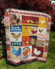 Chicken Chilling With Them Td21110748 Quilt Blanket