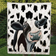 Cow Cl14100160Mdq Quilt Blanket