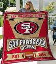 San Francisco 49Ers Quilt Blanket 05