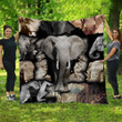 Elephant Im Going Bl Quilt Blanket Dhc020120510Td