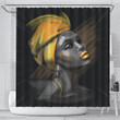 Melanin Beautiful Melanin Woman Black African American 3D Printed Shower Curtain Bathroom Decor