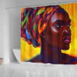 Beautiful African Inspired 3D Printed Shower Curtain Bathroom Decor