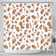 Peanuts Pattern Background Shower Curtain Fulfilled In Us Cute Gift Home Decor Fashion Design