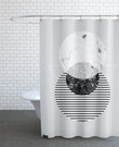 Shower Curtain Minimalism Abstract Minimal  Bathroom   Custom Design  High Quality  Bathroom Decor