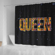 Awesome Queen African Art   3D Printed Shower Curtain Bathroom Decor