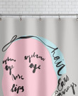 Cartoon Faces Pattern Kid Cute Shower Curtain   Custom Design  High Quality  Bathroom Decor