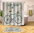 Bicycle I Want To Ride 3D Printed Shower Curtain Home Decor Gift Ideas