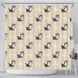 Cute Siberian Husky Shower Curtain Fulfilled In Us Cute Gift Home Decor Fashion Design
