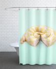 Shower Curtain Snake Cake  Snake Paint Bathroom  Custom Design  High Quality Meaningful Gift