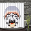 Facial Makeup Painting Art 3D Printed Shower Curtain Gift Home Decoration