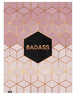 Badass Shower Curtain Abstraction Abstract Geometric  Custom Design  High Quality  Bathroom Decor