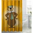 Yogi Bear Fictional Cartoon Characters Bathroom Shower Curtain  Water Repellent For Fans
